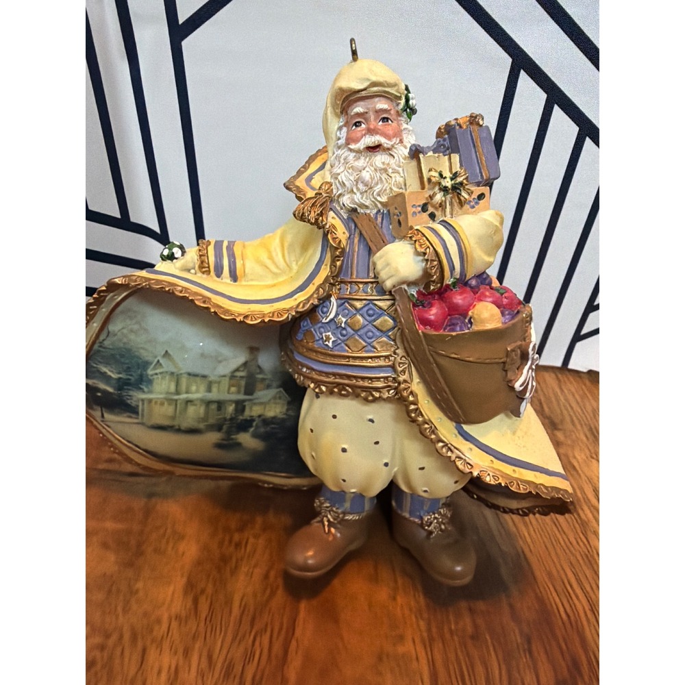 Thomas Kinkade old World Santa hand painted